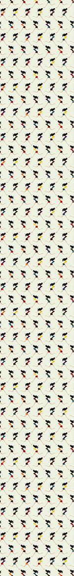 patterned-wallpaper-girl-run