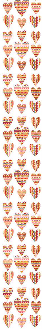 patterned-wallpaper-tribal-hearts