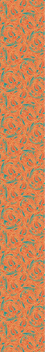 patterned-wallpaper-copper-engraving-orange