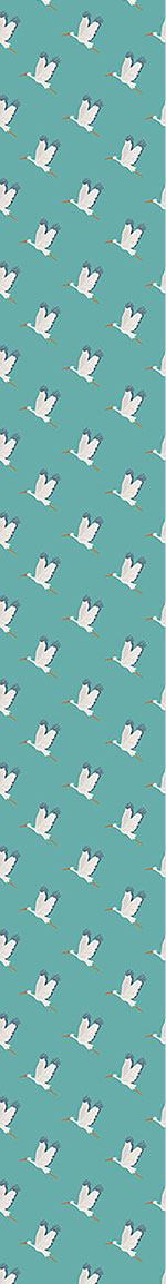 patterned-wallpaper-stork-flight
