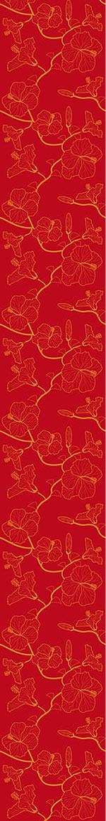 patterned-wallpaper-hibiscusdream-in-red