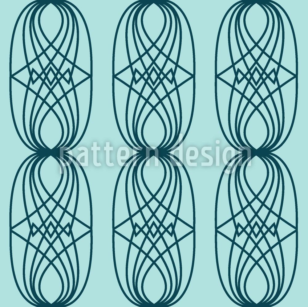 patterned-wallpaper-entwined-emblems