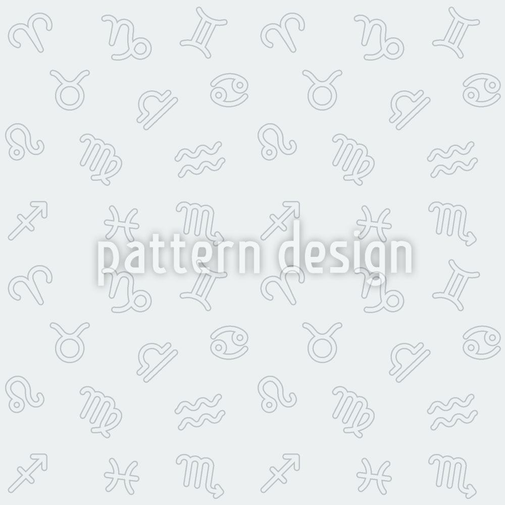 patterned-wallpaper-zodiac-monochrome