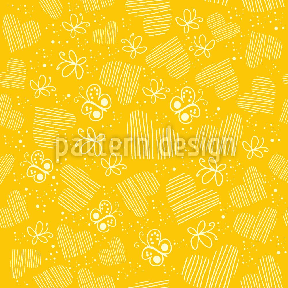 patterned-wallpaper-butterflies-and-hearts-on-the-sun
