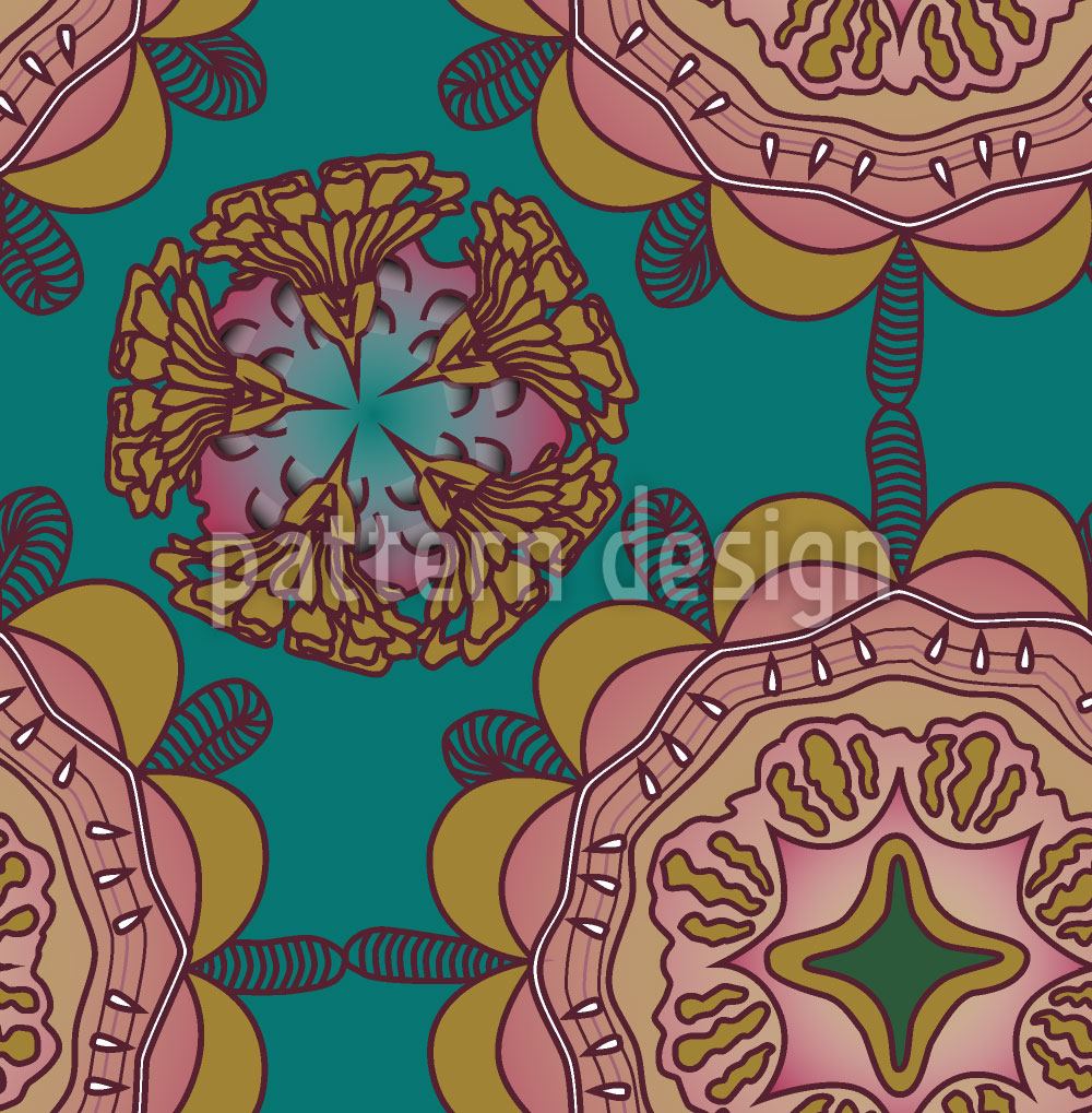 patterned-wallpaper-vintage-carnation-fantasy