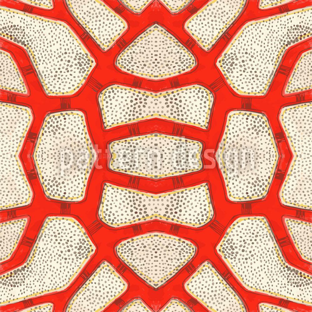 patterned-wallpaper-red-coral