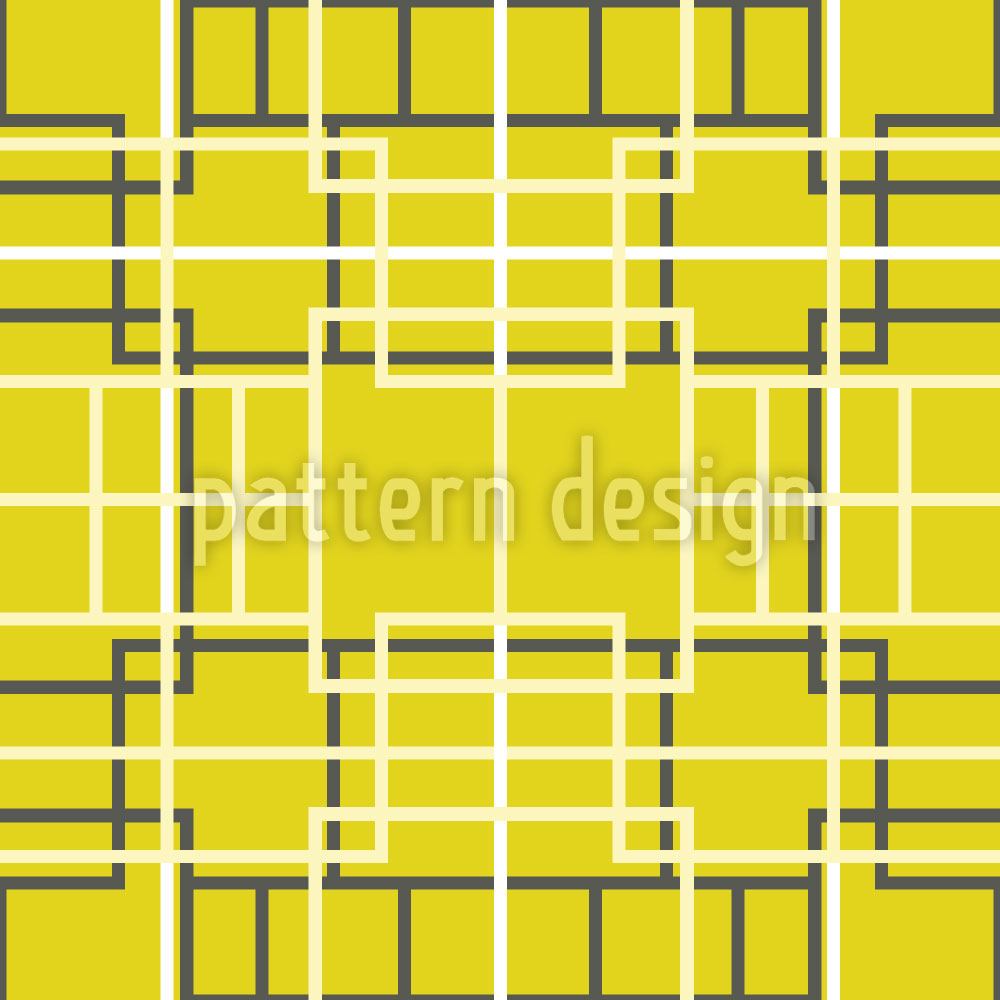 patterned-wallpaper-asian-lattice-yellow