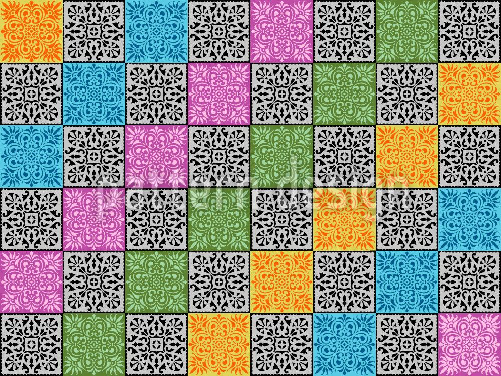 patterned-wallpaper-embellished-checks