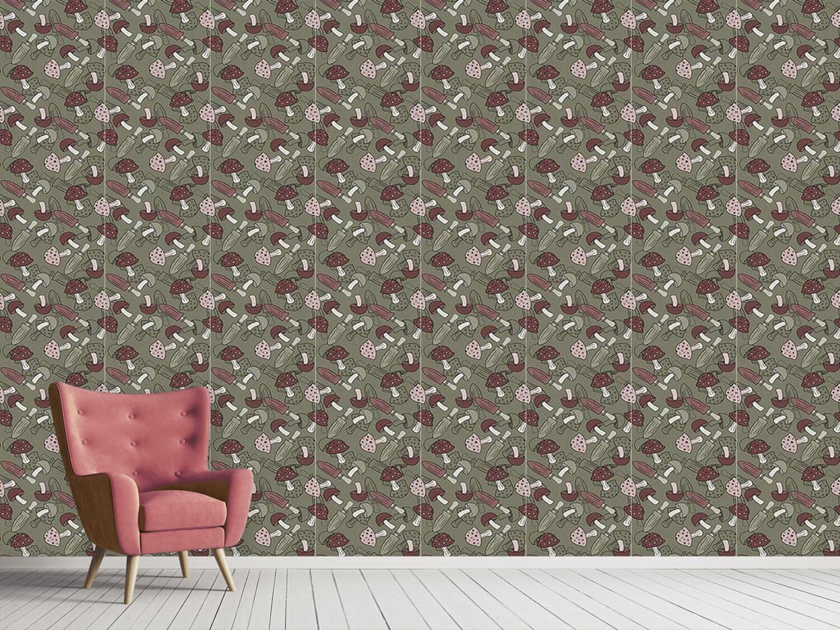 patterned-wallpaper-mud-mushroom-dream