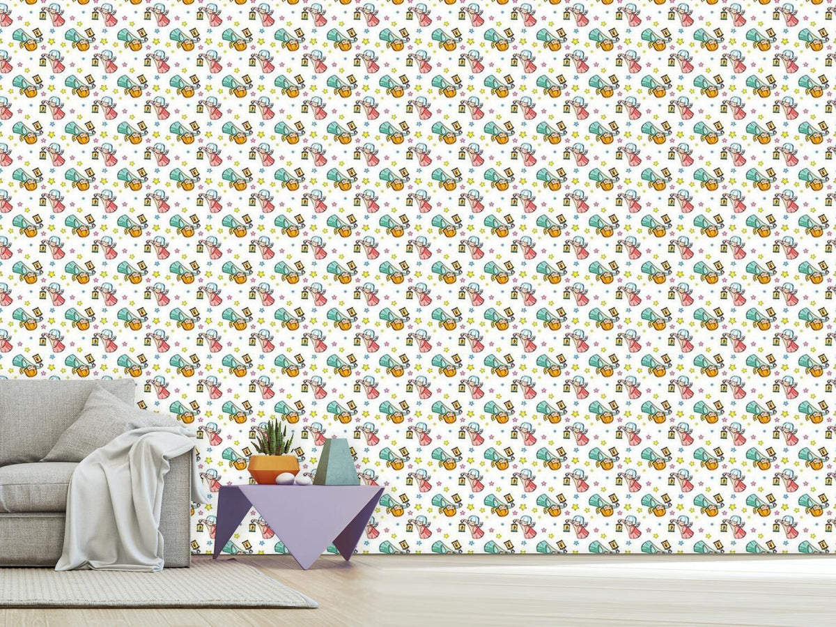 patterned-wallpaper-cute-angels