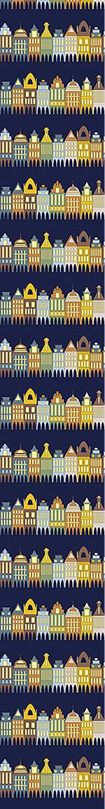 patterned-wallpaper-row-of-houses