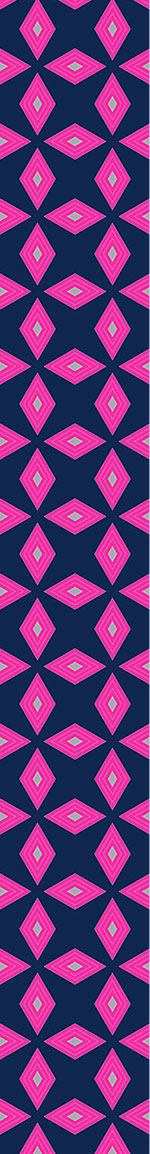 patterned-wallpaper-rhomb-floral