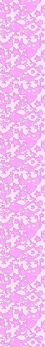 patterned-wallpaper-songbird-sing-pink