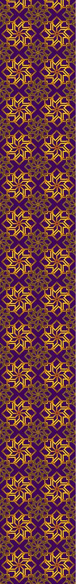 patterned-wallpaper-golden-stars-on-violet