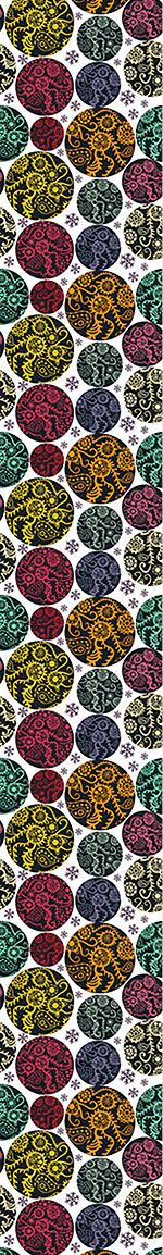 patterned-wallpaper-filigree-pop-art-circles