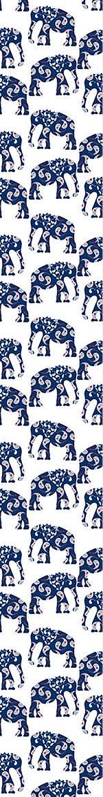 patterned-wallpaper-patchwork-elephant