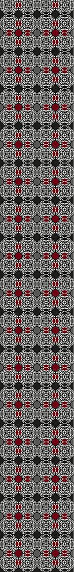 patterned-wallpaper-behind-the-ornaments