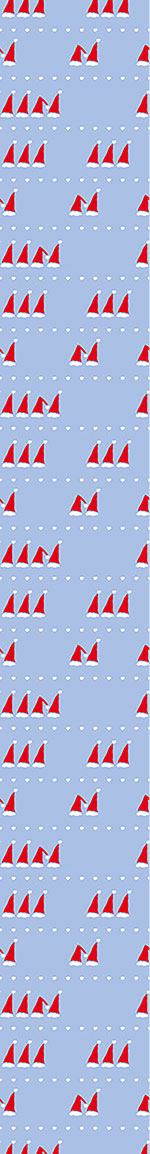 patterned-wallpaper-counting-santa-caps