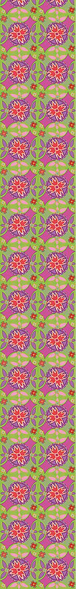 patterned-wallpaper-floral-circles