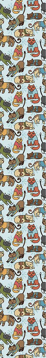 patterned-wallpaper-winter-cats