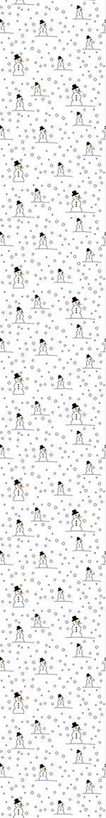 patterned-wallpaper-snowman-fun