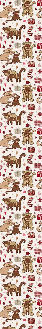 patterned-wallpaper-have-a-monkey-christmas