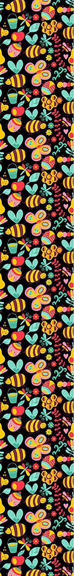 patterned-wallpaper-the-night-shift-of-the-busy-honey-bees