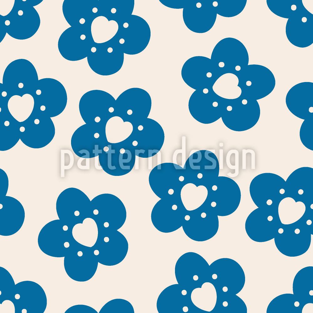 patterned-wallpaper-little-flowers-have-a-heart