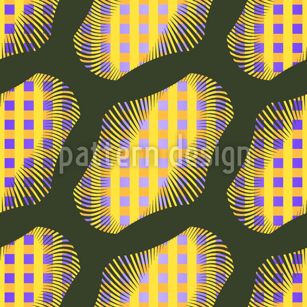 patterned-wallpaper-checks-in-the-venus-flytrap