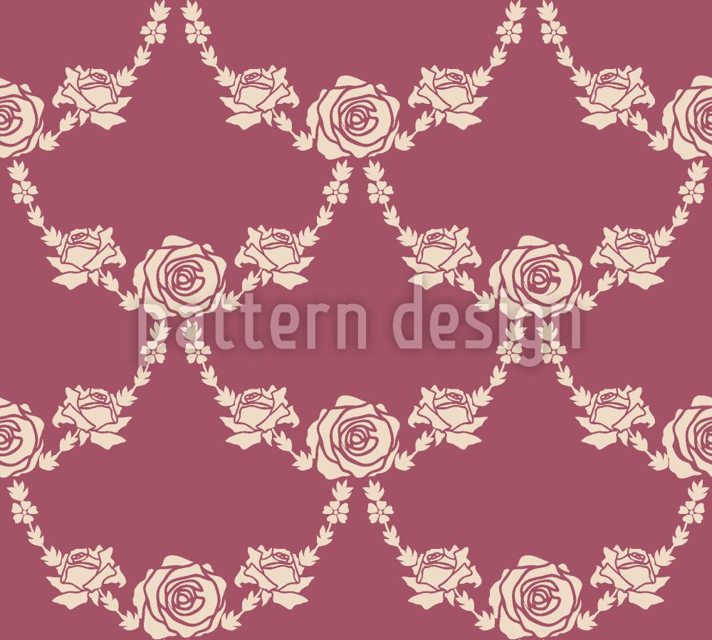 patterned-wallpaper-english-roses-nature