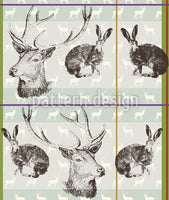 patterned-wallpaper-where-stag-and-hare