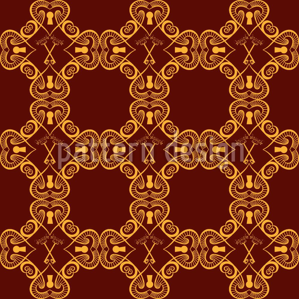 patterned-wallpaper-key-to-love