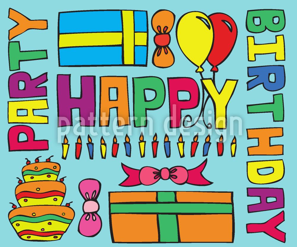 patterned-wallpaper-happy-birthday-party