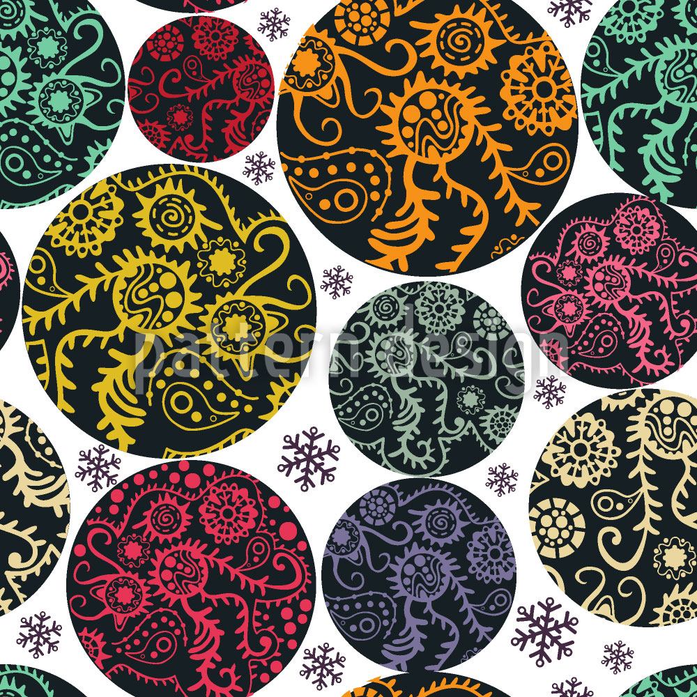 patterned-wallpaper-filigree-pop-art-circles