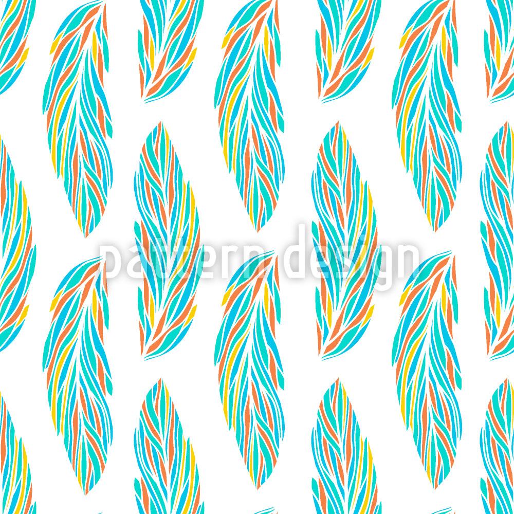 patterned-wallpaper-feather-leaves