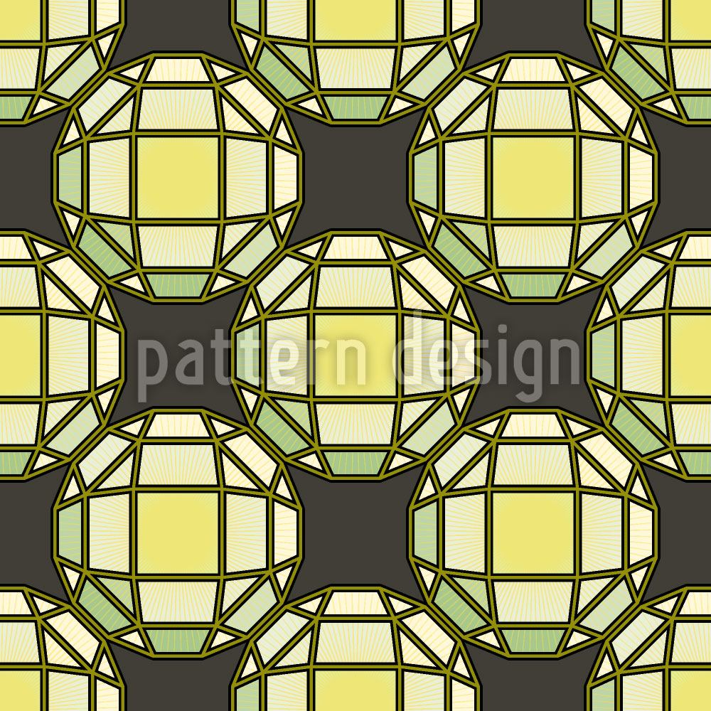 patterned-wallpaper-sun-is-shining-through-tiffany-glass