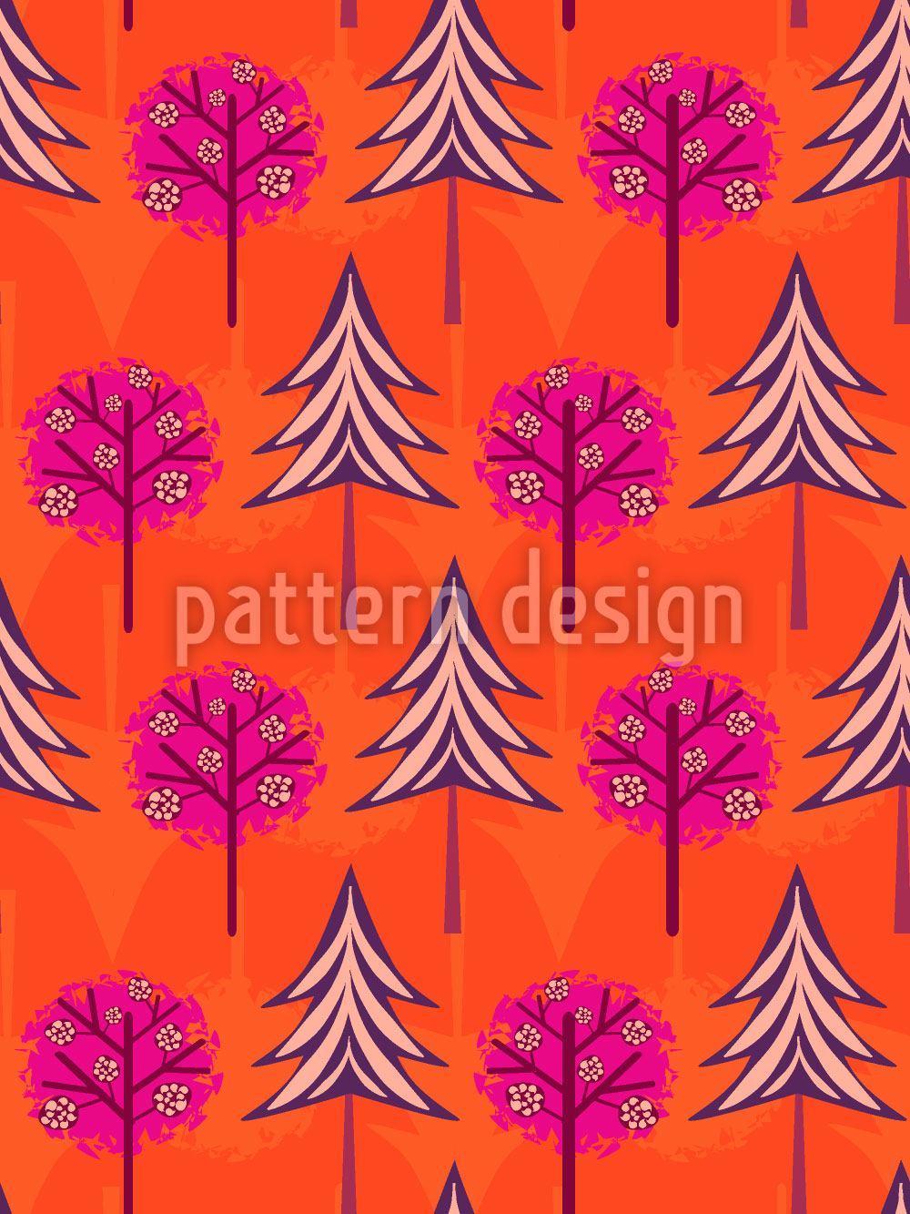 patterned-wallpaper-forest