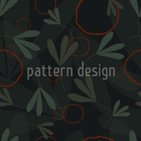 patterned-wallpaper-circles-and-leaves