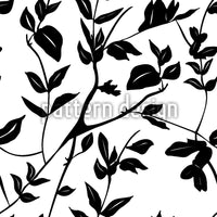 patterned-wallpaper-leaves-in-the-shadow