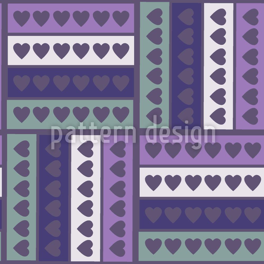 patterned-wallpaper-heart-on-stripe