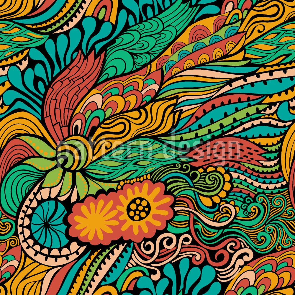 patterned-wallpaper-summer-dragon-fantasies