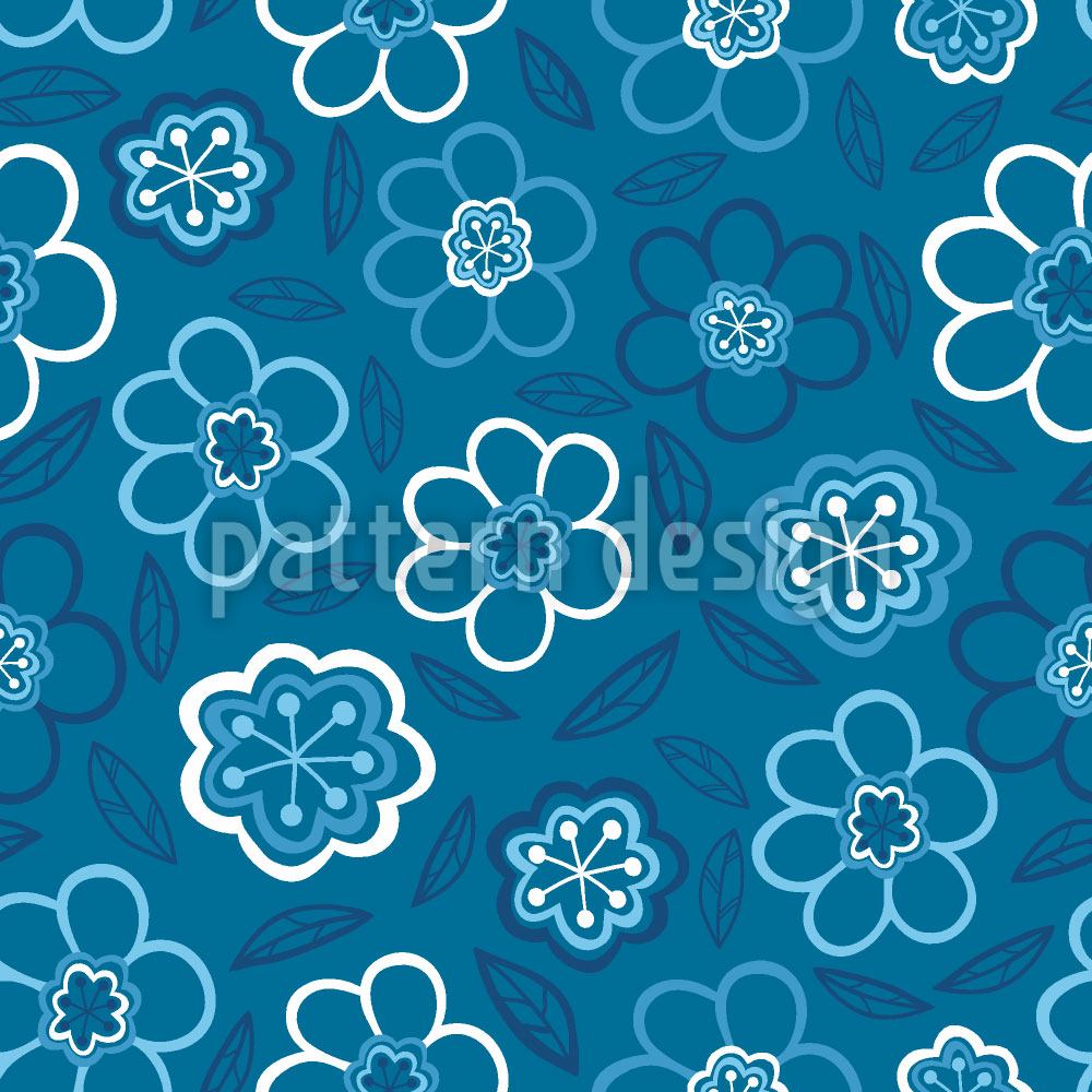 patterned-wallpaper-flower-blues