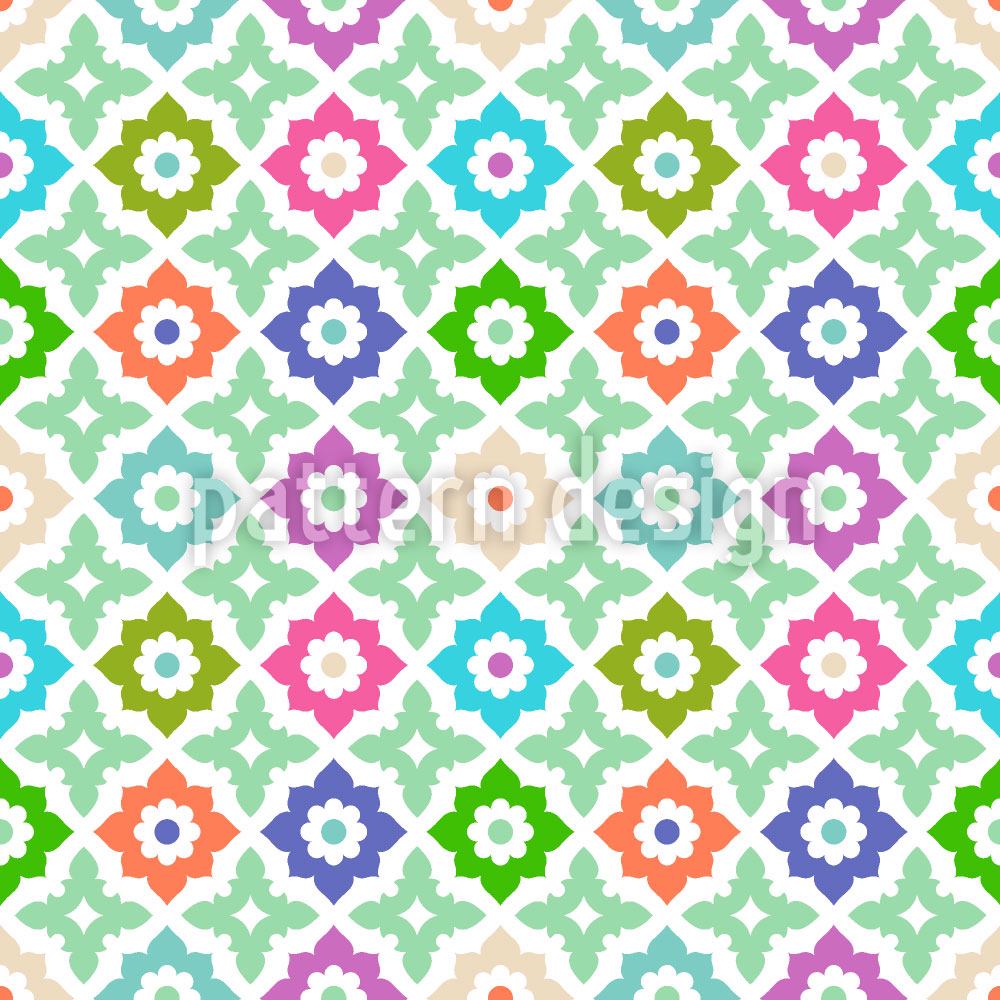 patterned-wallpaper-arranged-flowers