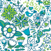 patterned-wallpaper-cool-paradise-flowers