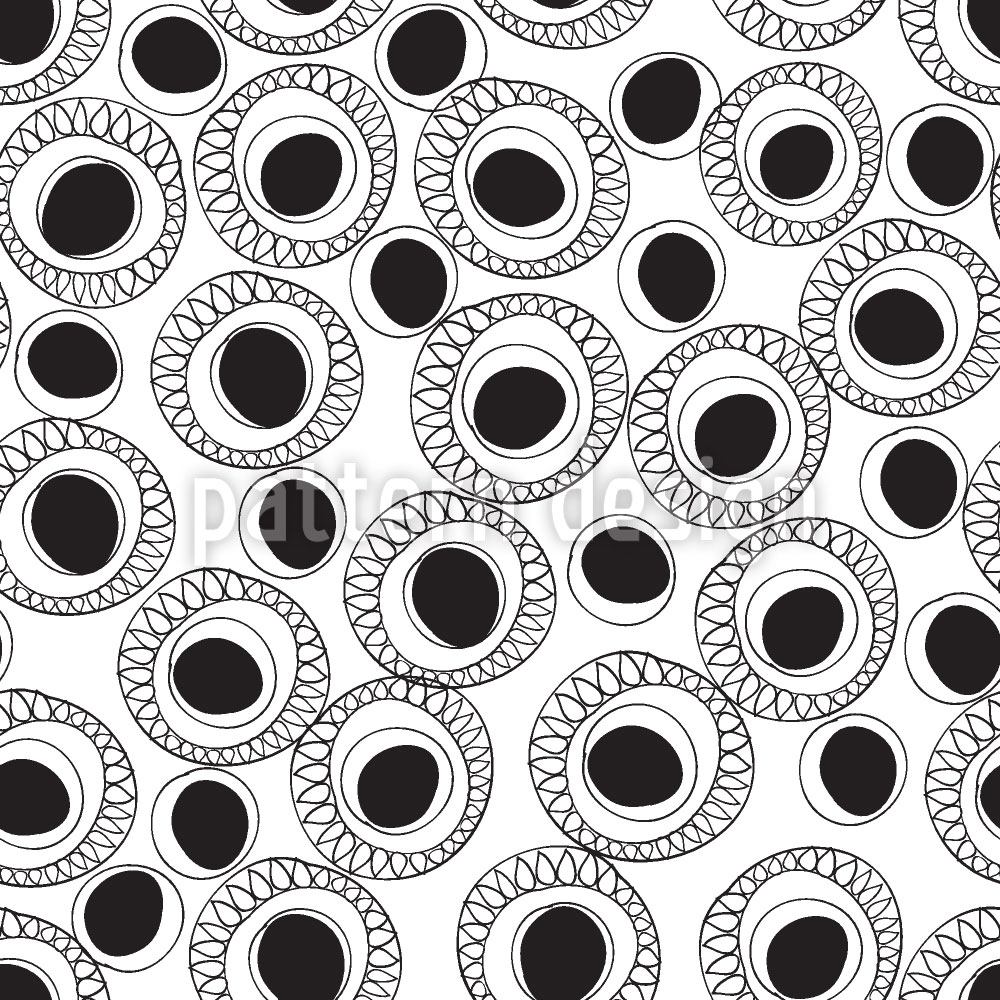 patterned-wallpaper-black-and-white-fantasy