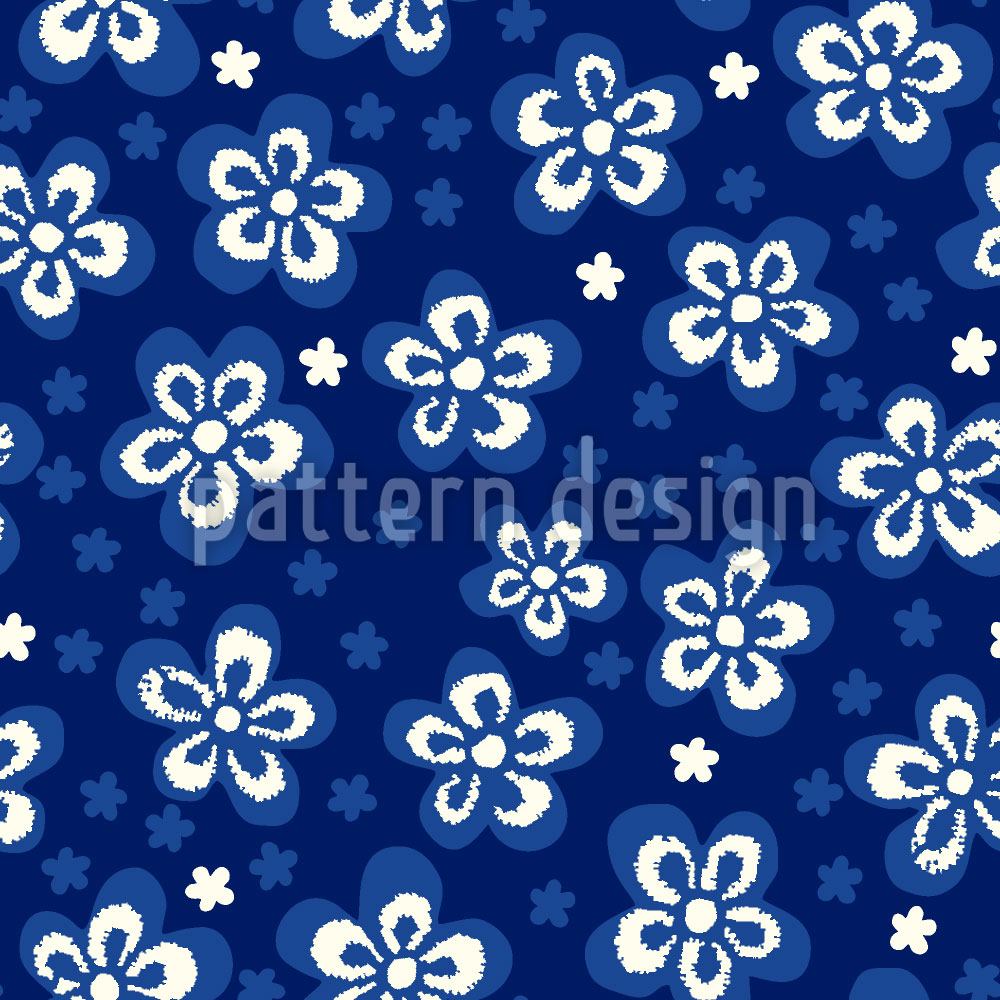 patterned-wallpaper-flowers-and-pixels