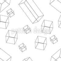 patterned-wallpaper-3d-wire-objects