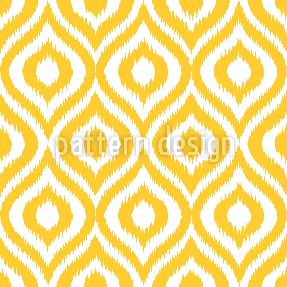 patterned-wallpaper-yellow-ogee-damask