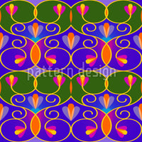 patterned-wallpaper-swirls-and-trellis