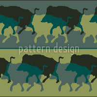 patterned-wallpaper-wild-boar-in-green